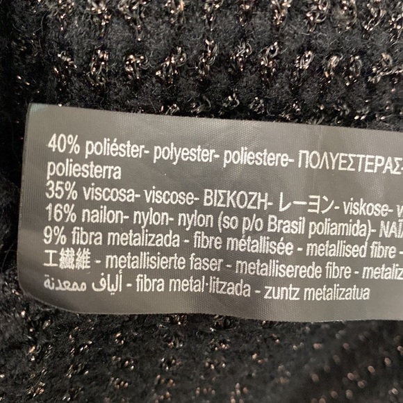 Love for Humanity Long Cardigan Women’s open front Sweater Black label Simple L - Picture 8 of 8